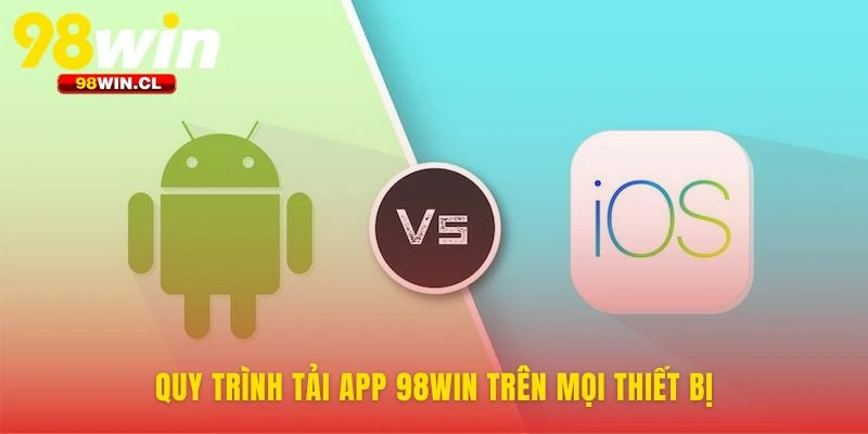 Quy trình tải app 98WIN cho mọi điện thoại